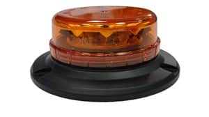 פנס מהבהב 12 לדים LOW PROFILE דגם LPB קבוע כתום ‏12-24V ‏