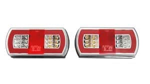 פנס אחורי לנגרר מלבן GLO-TRAC LED 12-24V שמאל\ימין