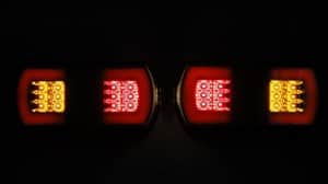 פנס אחורי לנגרר מלבן GLO-TRAC LED 12-24V שמאל\ימין
