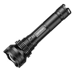 פנס סריקה טקטי צבאי נטען לד עוצמתי 36W 2700LM כיוון אלומה בזום 5 מצבי תאורה CREE LED