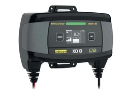 מטען מצברים/ספק כח אוטומטי 8 אמפר 12-24V למצבר 4-180AH